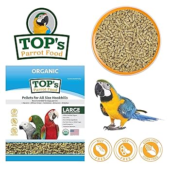 繁殖・育成用品 TOP's Mini Pellets for Hookbills Amazon.com : TOP's Parrot Food Mini Pellets Bird Food for